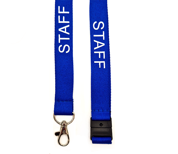 Blue (286 C) - STAFF - Safety split - 20mm